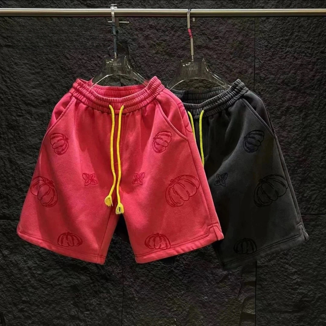 高品质轻奢休闲短裤男2025夏季新款休闲五分裤宽松中裤男款沙滩裤