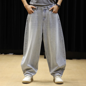 夏季男士休闲设计师款直筒牛仔裤