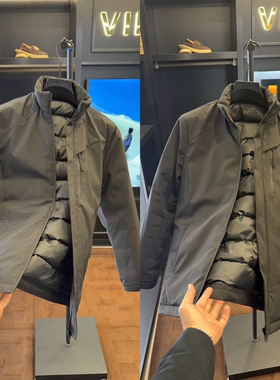 冬季爆款轻奢风立领夹克男冬季时尚商务休闲保暖舒适简约棉服外套