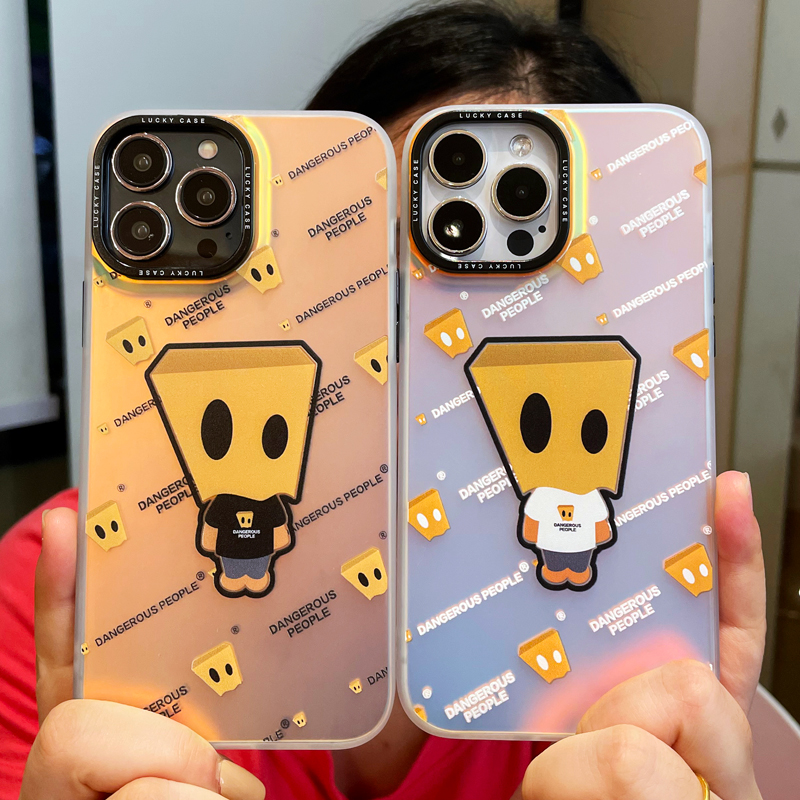 薛之谦DSP纸袋人苹果15镭射壳华为mate60pro/荣耀magic5防摔小米13渐变VIVOS17/OPPO Reno10手机壳演唱会应援