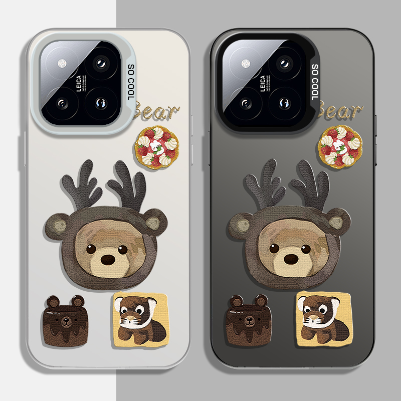 油画麋鹿适用红米k70手机壳新款小米k60至尊高级感note13全包k50电竞note12pro+40por防摔可爱11彩银男女生套