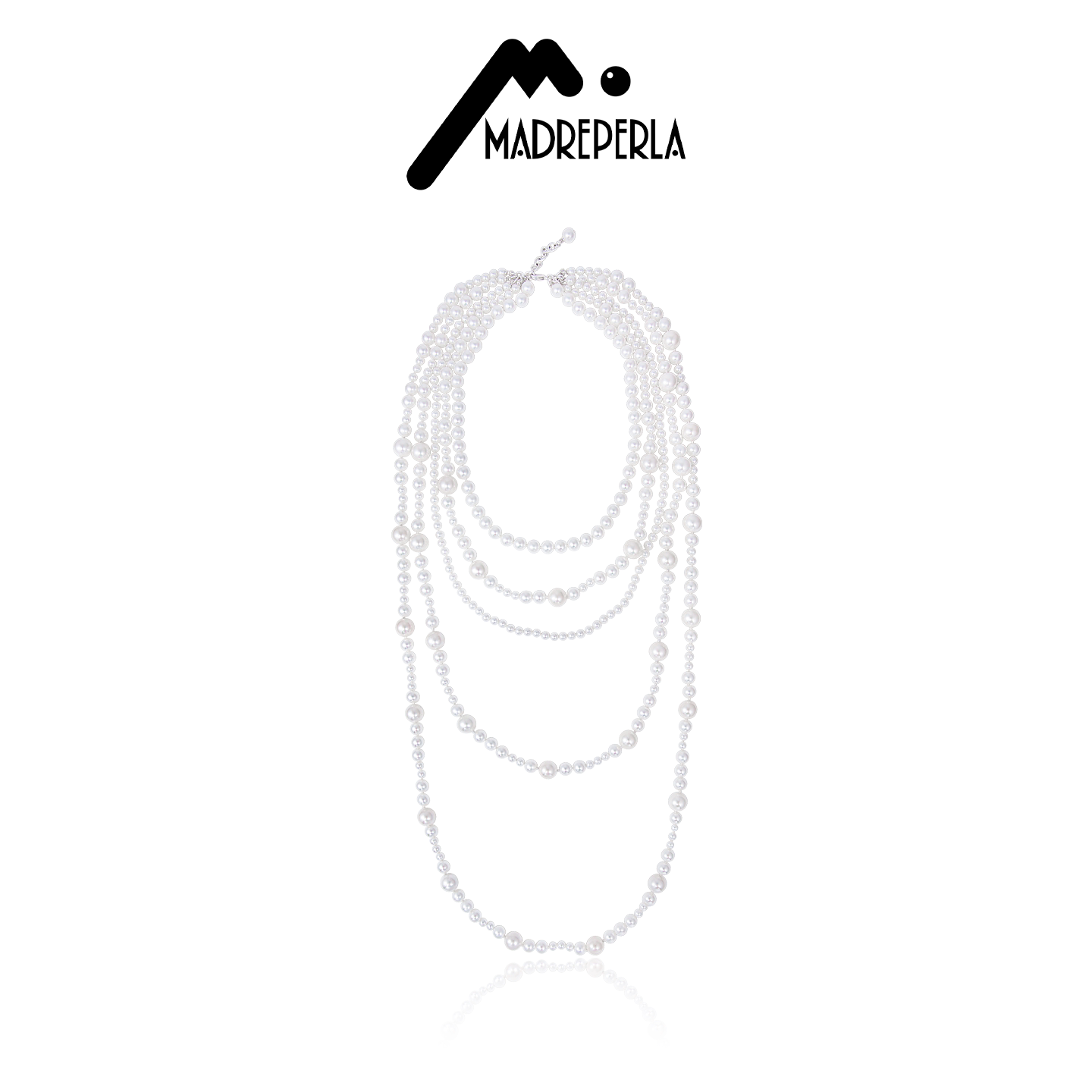【AZLOOK】MADREPERLA玛贝拉珍珠项链女叠露珠链高级感毛衣链首饰