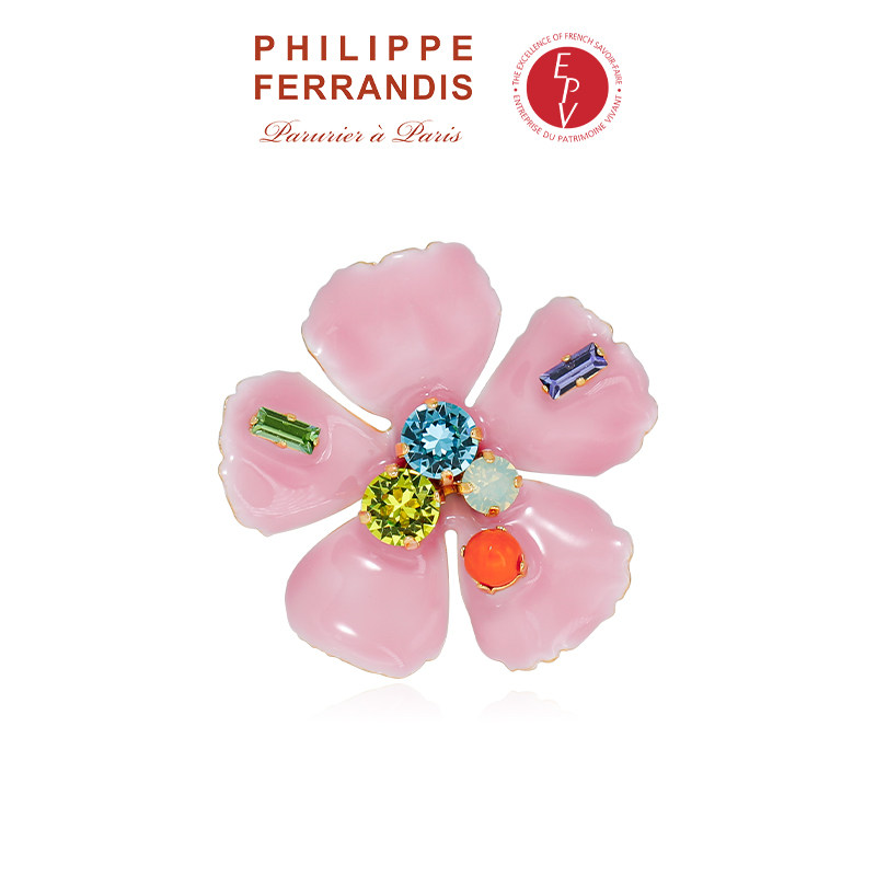 【AZLOOK】Philippe Ferrandis繁樱绽放山茶花胸针轻奢高级感首饰
