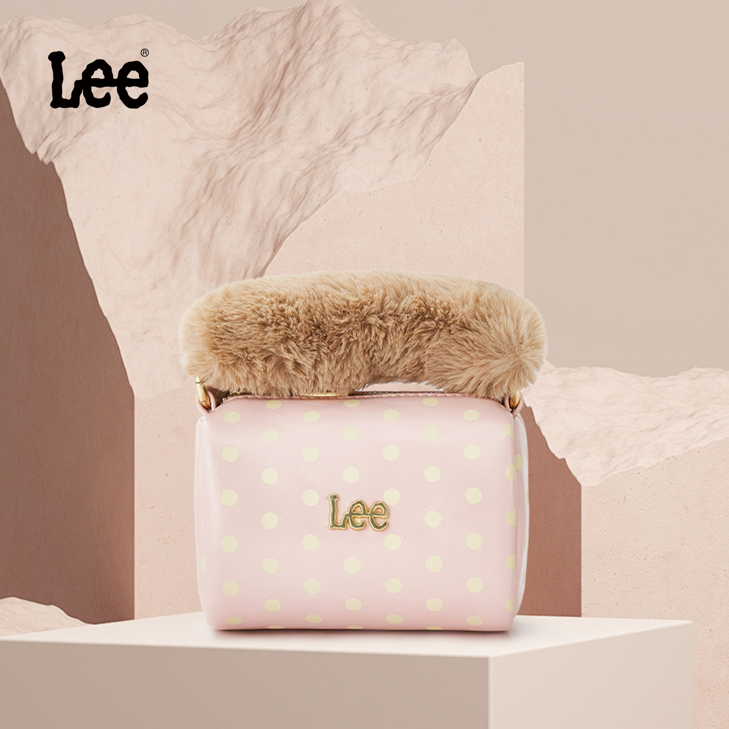 Lee官方波点馒头包小巧轻便