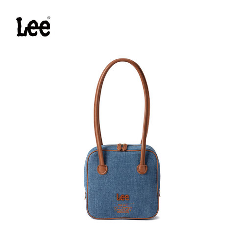 Lee官方单肩包通勤百搭小方包