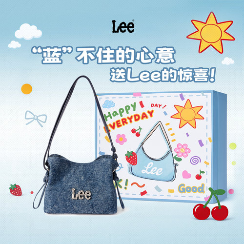 Lee官方夏季新款丹宁托特包