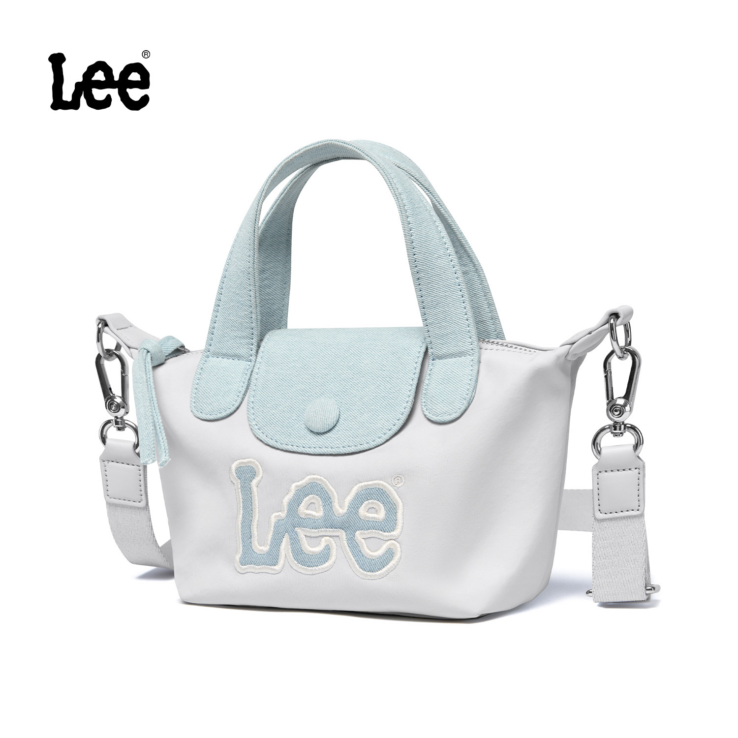 Lee通勤托特手提斜挎女包饺子包图片