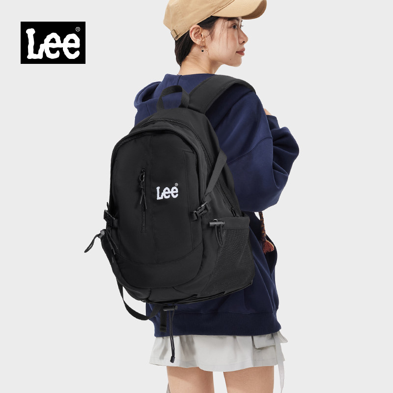 Lee官方旅行双肩包新款休闲电脑包女大学生户外运动大容量背包男图片
