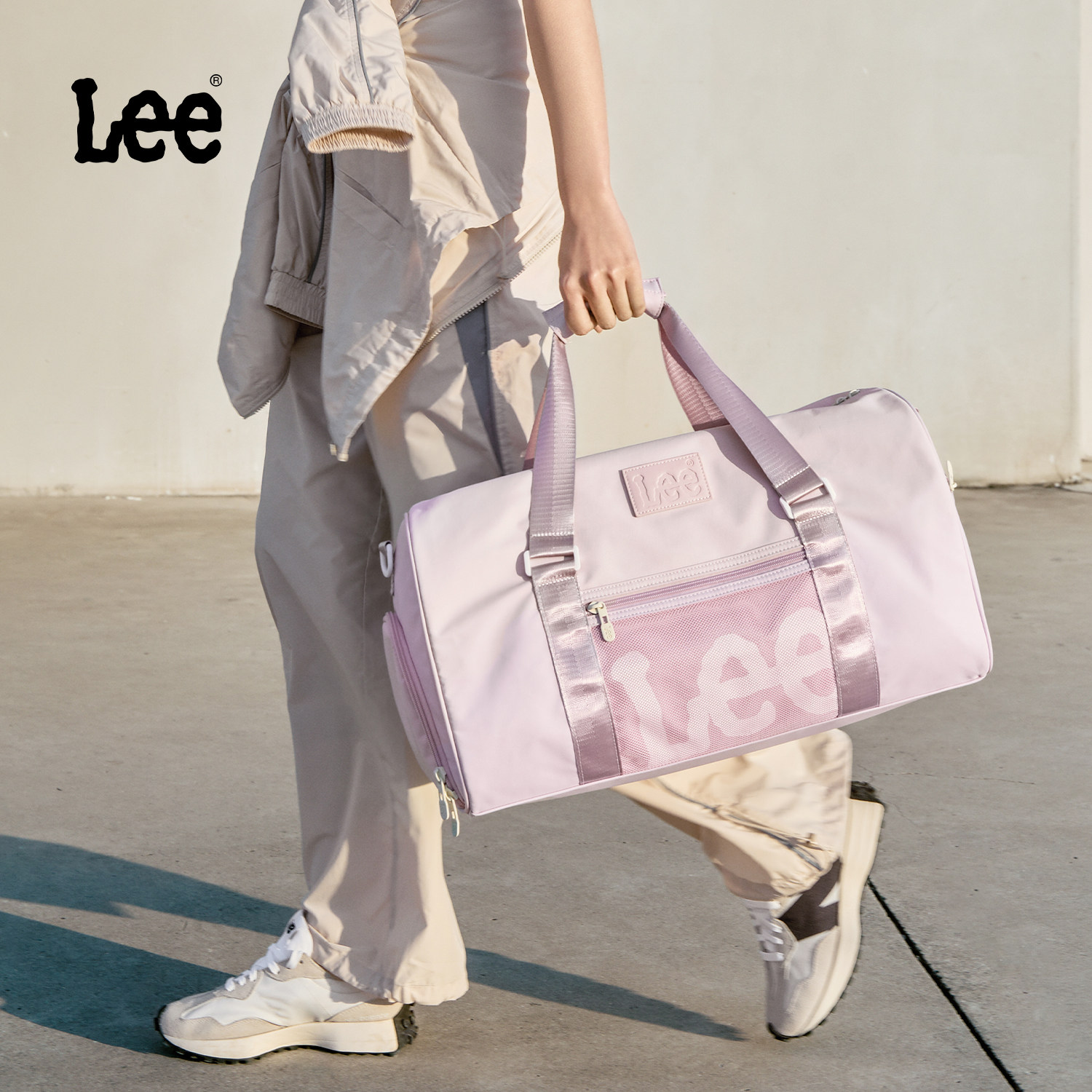 lee轻便大容量旅行包女干湿分离图片