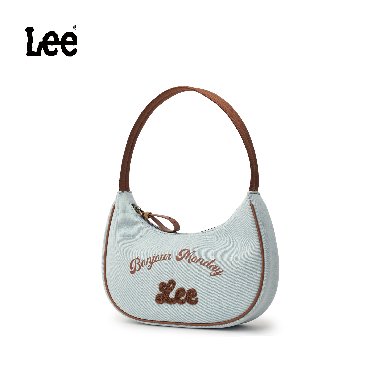 Lee新款丹宁潮流腋下包时尚百搭