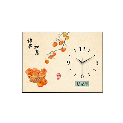 万年历电表箱装饰画挂钟表