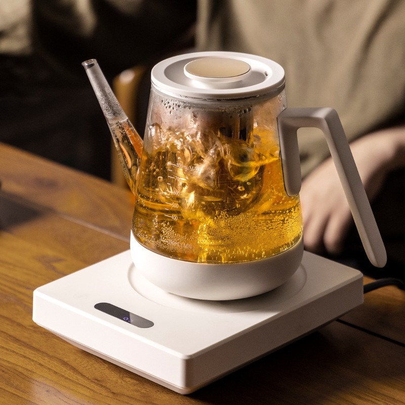 小坐T2觅壶玻璃烧水壶煮茶器全自动底部上水电热水壶Z家用泡茶壶