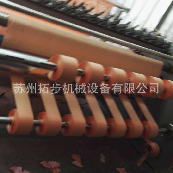 优惠供应河南商丘电热切分条机袖章开边切条机化纤面料切条设备