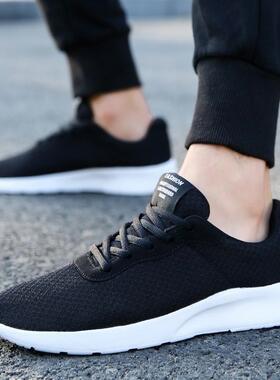 fashion sport black shoes for men summer sneakers man size48