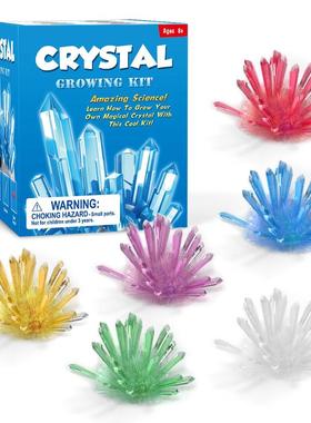 DIY Crystal Growing Kit Fun Science Experiment STEM Kid Toys