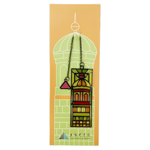 上海图书馆文创马可波罗游记系列玻璃书签精致复古高级感文创礼物