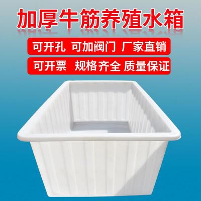 加厚牛筋水箱塑料长方形家用储水缸大号水罐水产养殖养龟鱼盆语苏