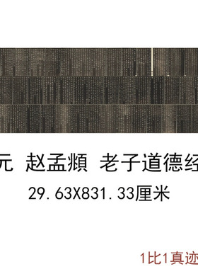 赵孟頫老子道德经全本安素轩石刻