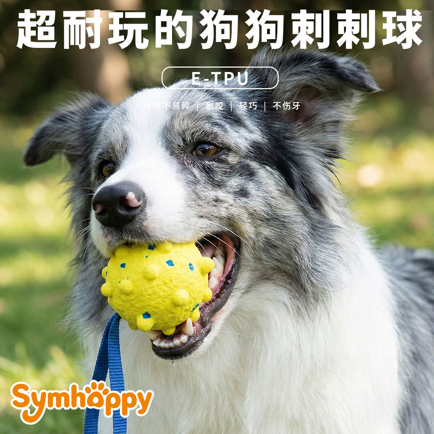 协贝狗狗玩具球磨牙球球狗狗玩具铃铛球发声训犬耐咬宠物响球