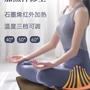 瑜伽家用折叠跪拜垫 打坐垫加热禅修垫冥想静坐禅垫拜佛垫蒲团四季