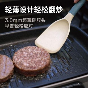 硅胶铲食品级小号煎铲迷你炒菜锅铲不粘锅专用耐高温早餐辅食铲子