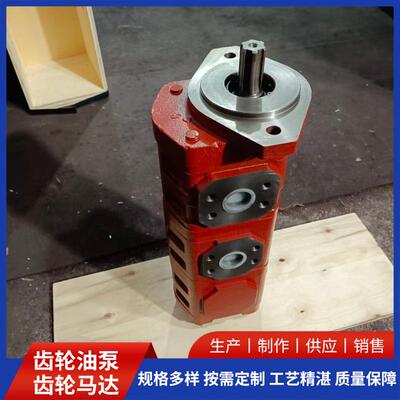 三联齿轮油泵CBGJ1032/1010/1010高压大排量齿轮油泵