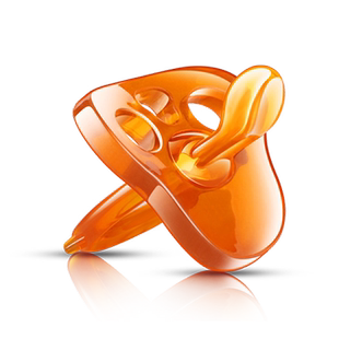 中亲安抚奶嘴新生儿婴儿全硅胶睡型断奶神器牙胶安慰奶嘴咬咬乐