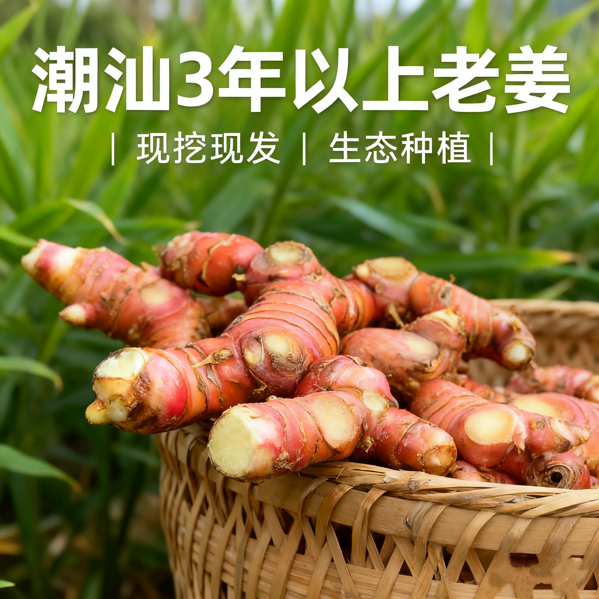 3年老姜生态种植适用多种菜调味