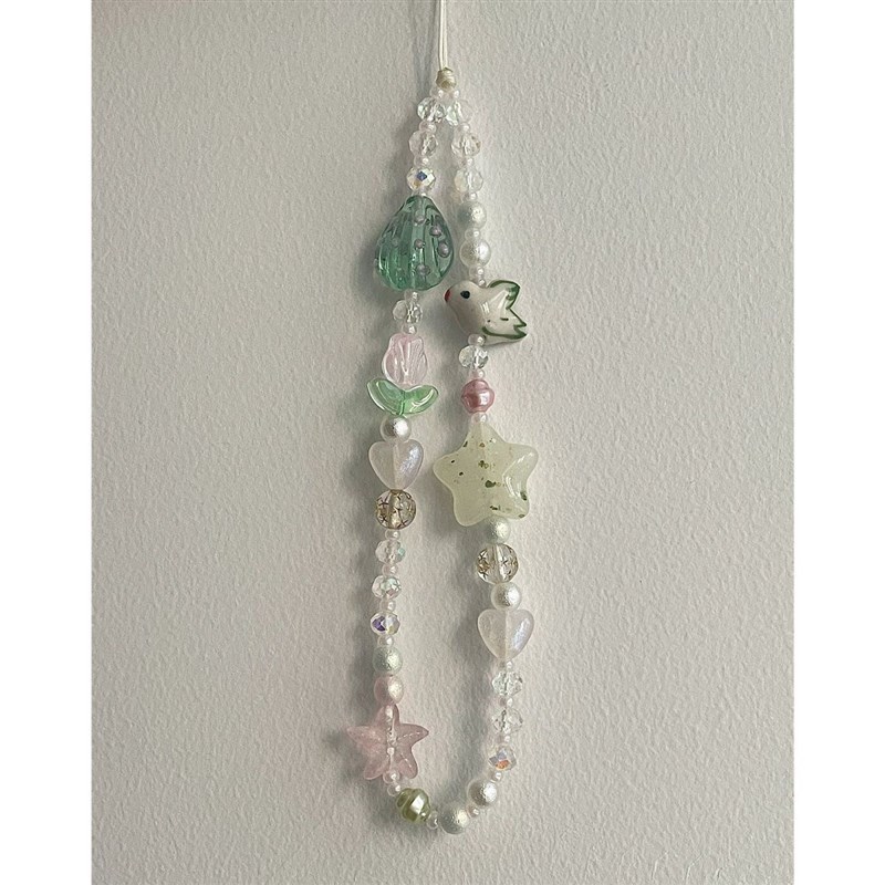 夏日信使ccd相机挂绳手机壳挂件配饰拍立得防丢手绳diy手工珠