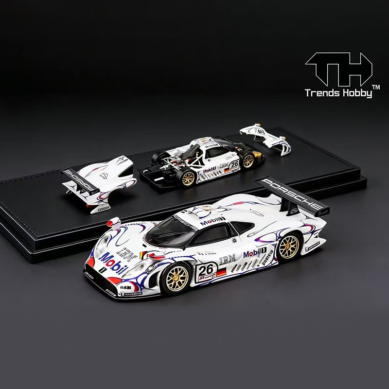 Trends Hobby1:64#095保时捷 GT1 LM 1988合金汽车模型马自达797B - 实物图