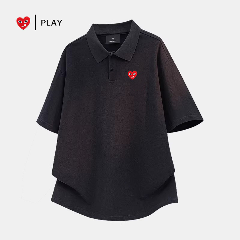 PLAY官方旗舰店正品纯棉短袖POLO衫男士2026夏季新款休闲翻领t恤图片