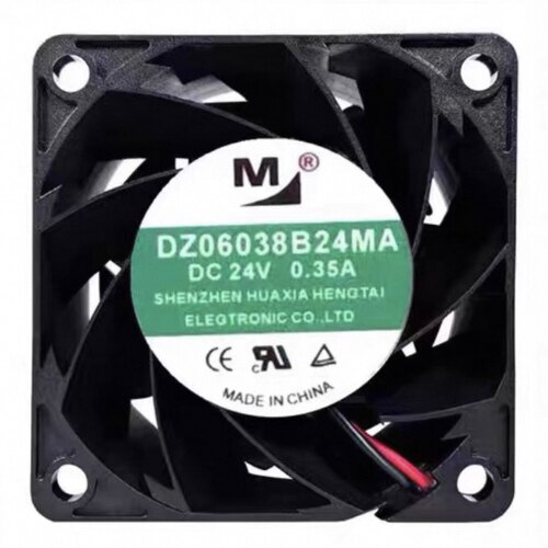 一盟全新正品DZ06038B24MA 24V 0.35A 6038散热风扇60*60*38MM