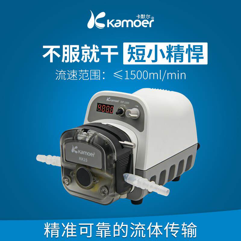 卡默尔蠕动泵小型实验室检测仪自吸泵大流量 24v流量计显示恒流泵