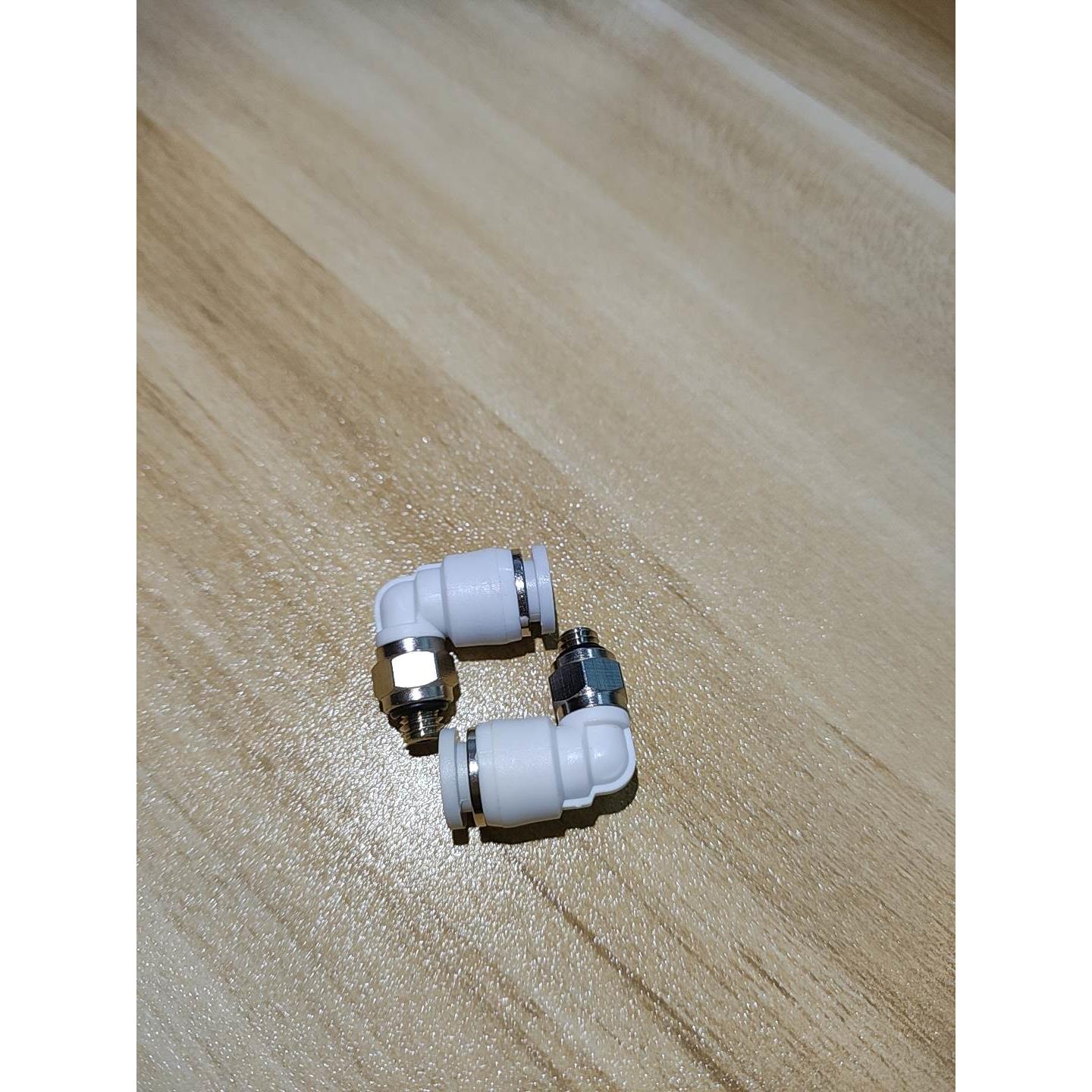 金闪闪通用气管接头弯头PL8-02 PL6-01气管快插 PL8-M5 快速接头