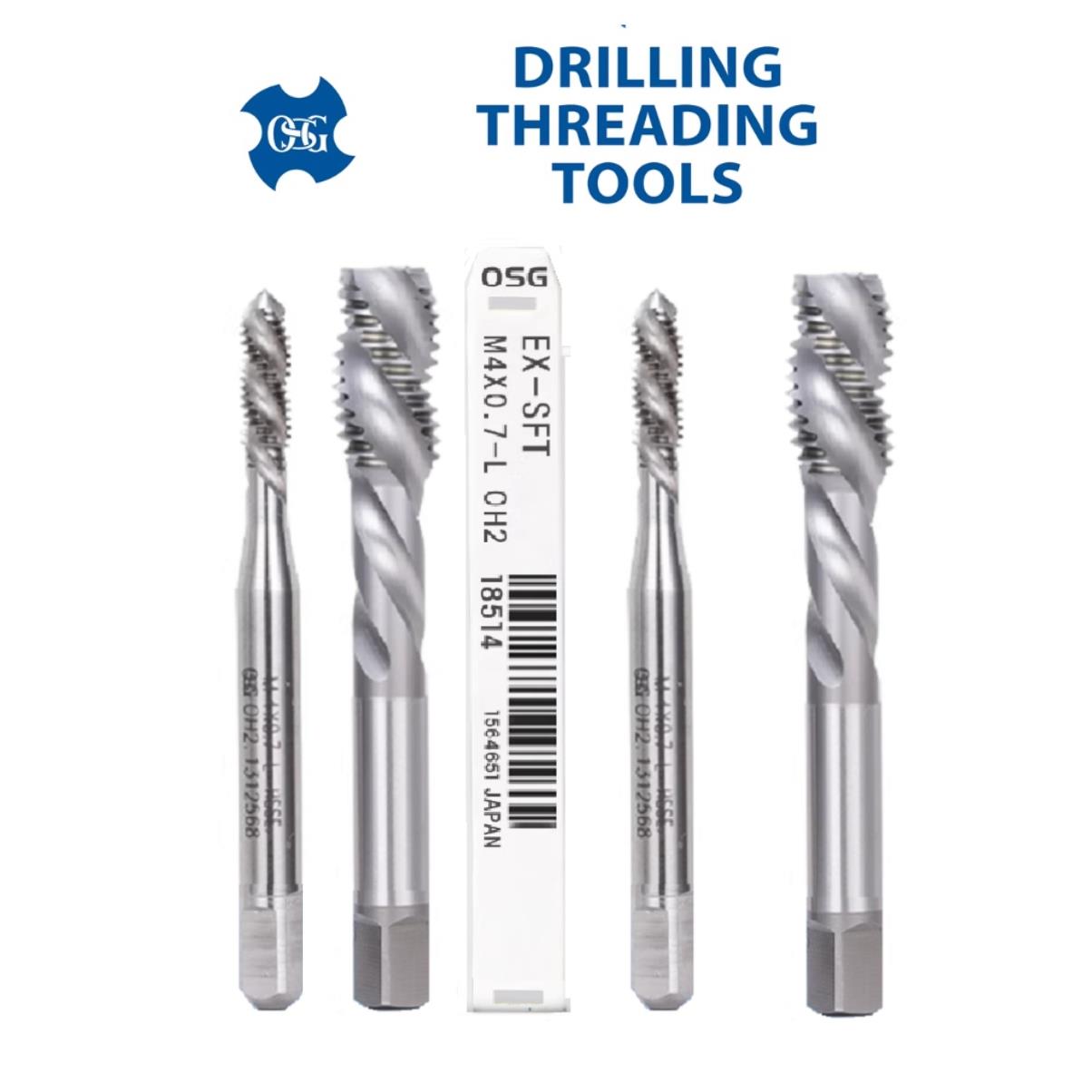 反牙 左牙日本OSG 螺旋丝锥 左旋机用 M8*1.25M10M2  先端 丝攻M5