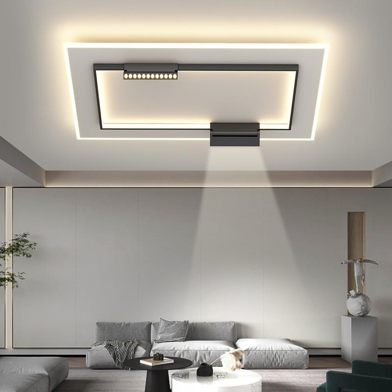 新款长方形客厅灯led灯北欧简约现代创意吸顶灯卧室家用房间灯具