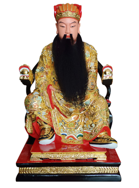 热销保生大帝香樟木雕定制神像神医吴真人大道公吴夲家用佛像摆件