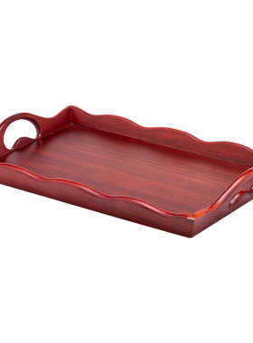 热销家用实木简约香道茶道托盘小号日式茶盘长方形客厅香炉垫托水