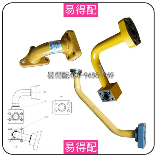 热销柳工30E 835 836 833装载机铲车全液压钢管多路阀管大臂小臂