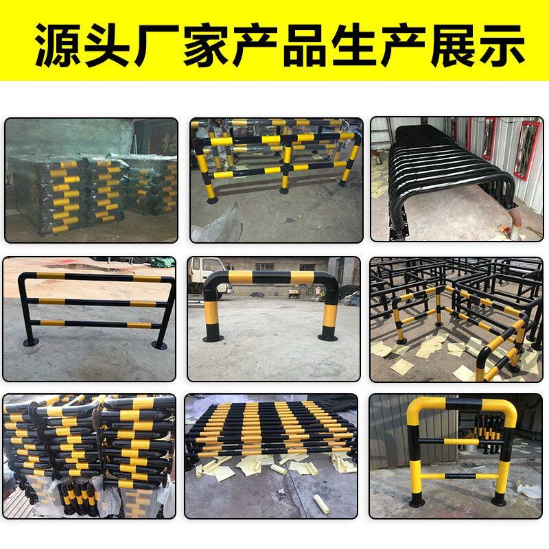 热销钢管挡车器停车位防撞柱u型防撞护栏地桩挡车杆隔离栏M型防撞