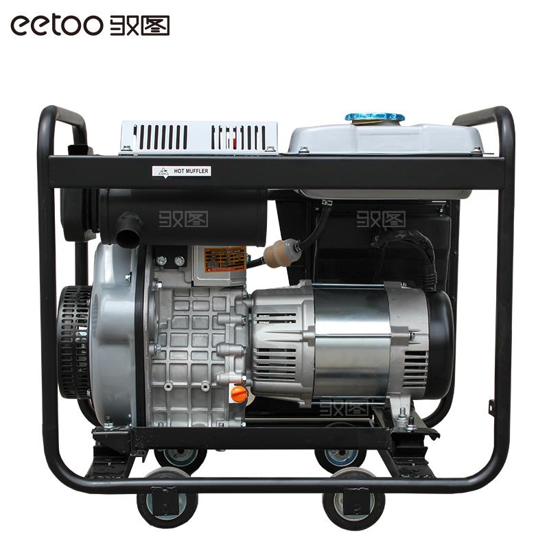 热销开架柴油发电机应急救援3KW13千瓦多电压220V/380V单相发交流