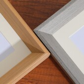 热销实木画框挂墙a4原木摆台16寸装 裱相框a3外框大尺寸木质裱画框