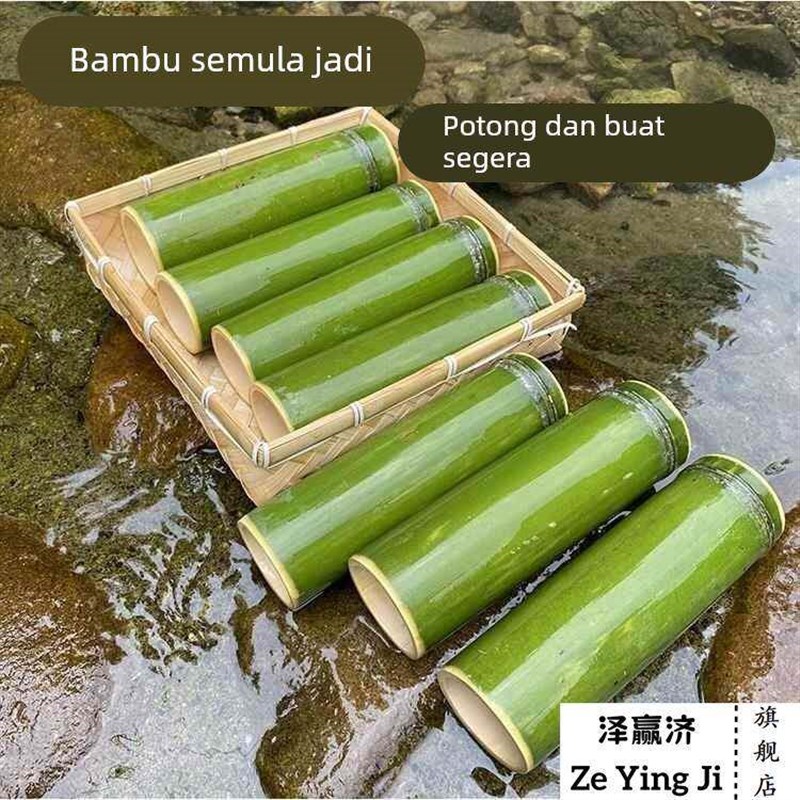 热销竹筒粽子模具新鲜家用竹桶饭蒸制作做的摆摊商用现专用糯米饭