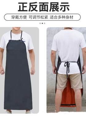 热销打草防护服防尘牛津布围裙耐磨工业加厚劳保防水围裙割草机防