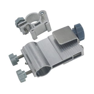 热销钓椅炮台支架竿架 钓台炮台架铝合金防晃渔具台钓钓椅配件固