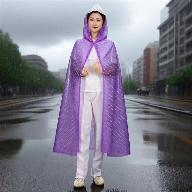 热销雨衣电动车斗篷披肩成人防暴雨长款全身骑行雨披骑车上学防水