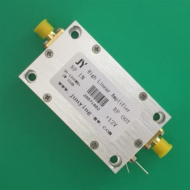热销射频微波功率放大器 宽频带高线性放大器 10-1000MHz 高频2W