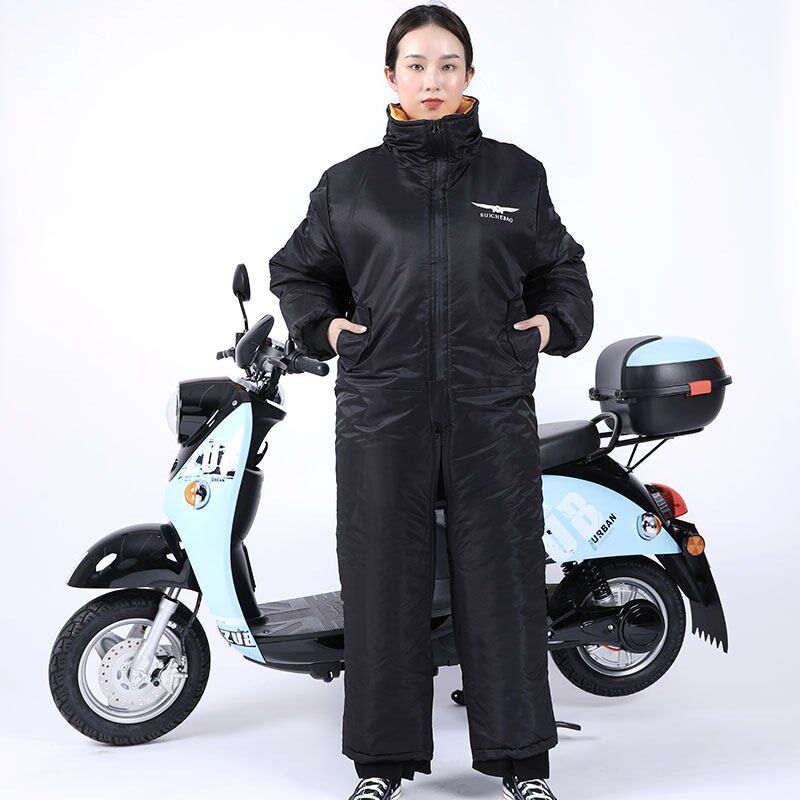 热销骑行服男摩托车加绒分腿挡风衣冬季保暖机车防风防水防雨骑车
