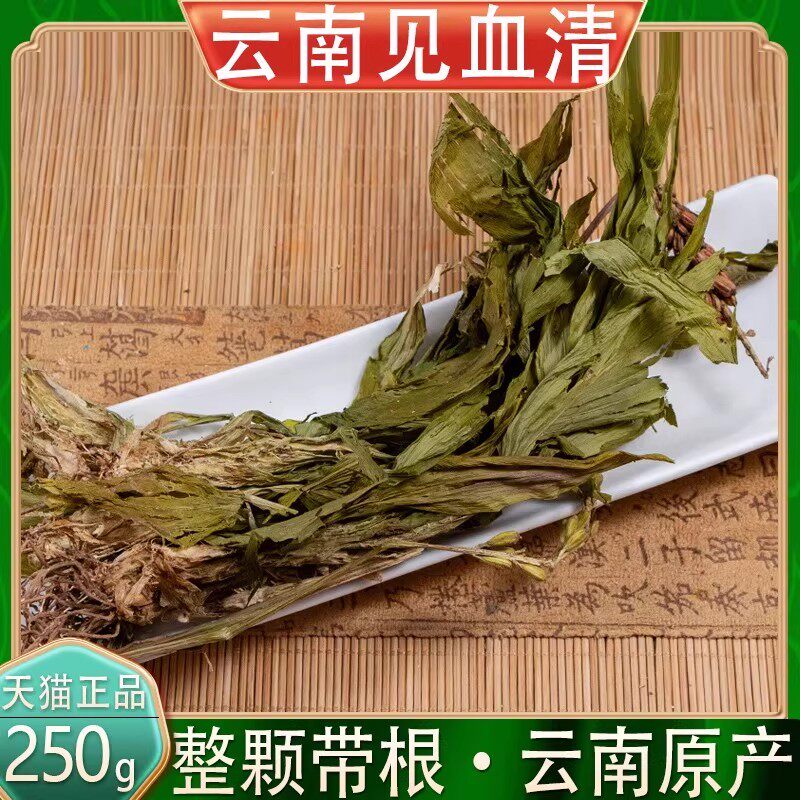 见血清中药材500g正宗云南野生整颗见血清草药