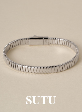 素图女925银简约气质百搭手链